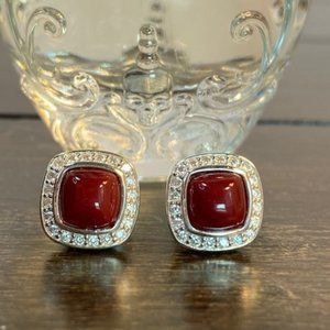 David Yurman Carnelian Albion Earrings
